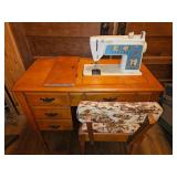 Singer Touch & Sew Sewing Machine Desk Set
