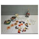 Holiday Decor And Votive Lot