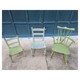 Painted Chairs Lot