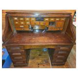 Oak Roll Top Desk