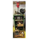 Lot Craftsman Drill Press & Delta Bench Grinder
