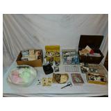 Sewing Lot w/ Organizers And Supplies