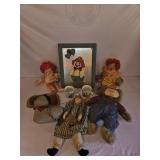Clown Themed Decor Lot