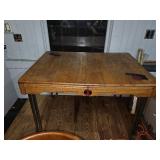 Vintage Oak Table w/ Hairpin Legs