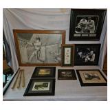 Sports Memorabilia And Golf Art Lot