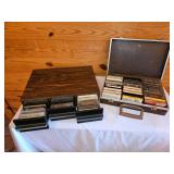 Lot Of Cassette Tapes And Storage
