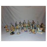 Porcelain Clown Figurine Lot
