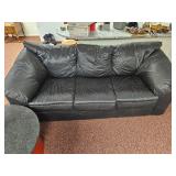 Black Upholstered Sofa