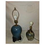 Jugtown Ware Pottery Lamp Set