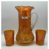 Fenton mari Ten Mums 5pc water set