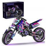 $48 Mesiondy Motorcycle Building Block Set -...