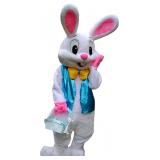 $67 Easter Bunny Mascot Costume Rabbit Cartoon...