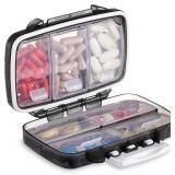 $13 Fullicon Portable Pill Organizer Weekly,...