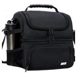 $43 MIER Dual Compartment Lunch Bag Tote with...