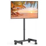 $36 Perlegear Rolling TV Stand, Mobile TV Stand...