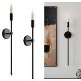 $26 23-inch Large Wall Candle Sconces, Set of...