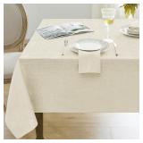 $27 Softalker Large Cream Tablecloths...