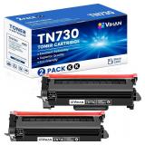 $81 TN730 TN-730 Toner Cartridges Black...