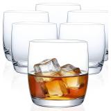 $28 Whiskey Glasses Set of 6, 12 oz Crystal...