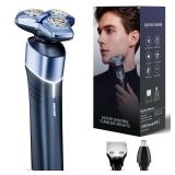 $32 Electric Razor for Men: 3-in-1 Shaver with...