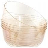 $30 Hioasis 8 Pack Plastic Serving Bowls 128oz...