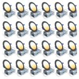 $121 Ensenior 24 Pack 4 Inch LED Recessed...