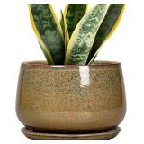 $47 G EPGardening 7 Inch Ceramic Pots for...