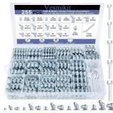 $43 255PCS Grease Fittings Assortment,SAE &...
