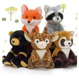 $42 MaoGoLan 5 Pcs Woodland Animals Plushies...