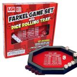 $34 Farkel Game Set with Deluxe Dice Rolling...
