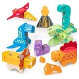 $35 Melissa & Doug Blockables  Dinosaur Snap...