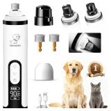 $42 Upgraded Silent Dog Nail Grinder, Cordless...