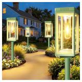 $80 WdtPro Tall Solar Pathway Lights Outdoor, 2...