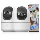 $40 Indoor Camera 5G&2.4G WiFi Cameras for Home...