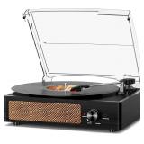 $81 Record Player for Vinyl with 2 Build-in...
