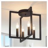 $89 Semi Flush Mount Ceiling Light Fixture,...