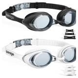 $19 Seago 2 Pack Swimming Goggles Anti-fog...