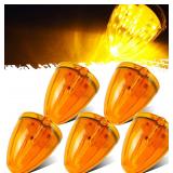 $72 Partsam 5PCS 17LED Amber Cab Marker Top...