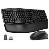 $43 Wireless Keyboard and Mouse Combo, SABLUTE...
