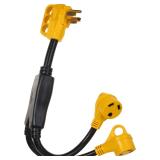 $50 RV Power Adapter Cord-50A Male to (2) 30A...