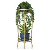 $34 H HOMEXIN Plant Stand Indoor- 2 Tier Metal...