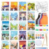 $77 Sherr 140 Pcs 20 Set Pre Drawn Canvas Kit...
