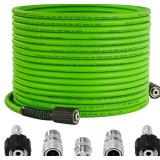 $63 PWACCS Pressure Washer Hose 50 FT x 1/4',...
