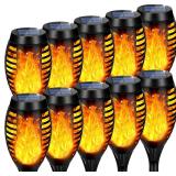 $67 Solar Lights Outdoor, Upgraded 10 Pack...