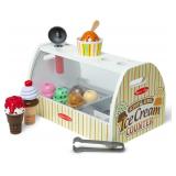 $76 Melissa & Doug Wooden Scoop & Serve Ice...