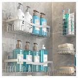 $24 Youvip Adhesive Shower Caddy, No Drilling...