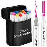$13 Caliart Markers Brush & Chisel, 18 Colors...