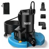 $148 SEESII 1/3HP Pool Cover Pump - Automatic...