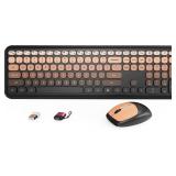 $49 HotFox Wireless Keyboard and Mouse Combo,...