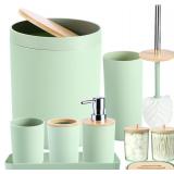 $54 iMucci 9Pcs Pastel Green Bathroom...